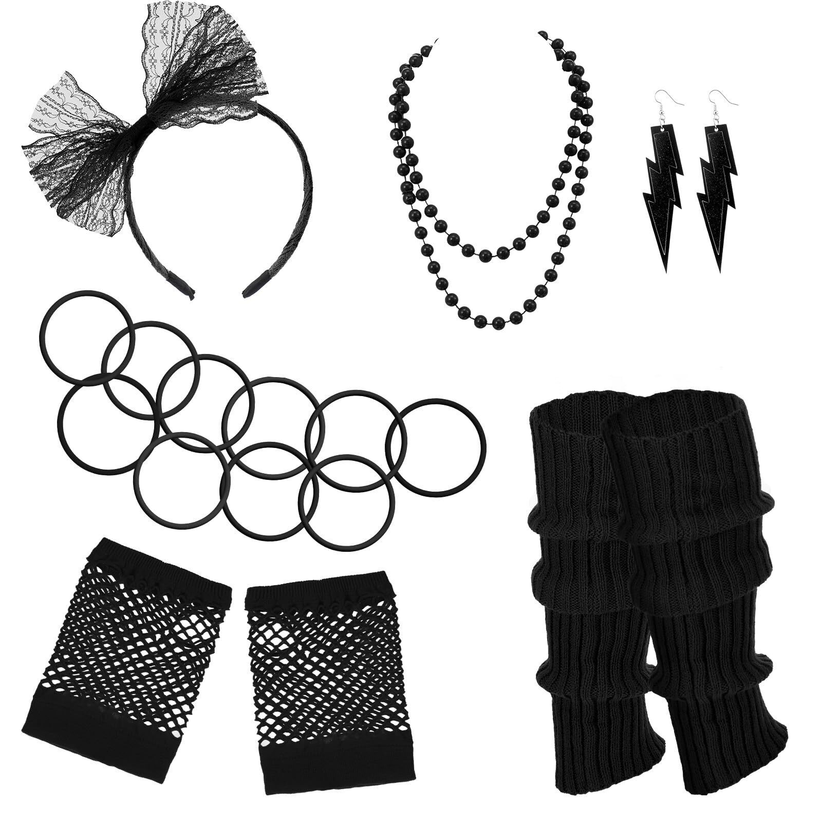 4886 80s Fancy Dress Costumes Accessoriess 1980s Headband